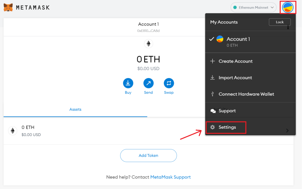 Ket Noi Metamask Binance Smart Chain